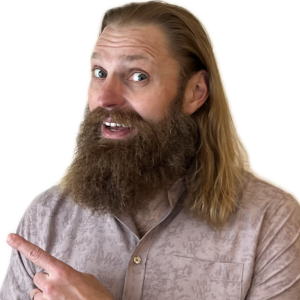 Josh pointing to the right.